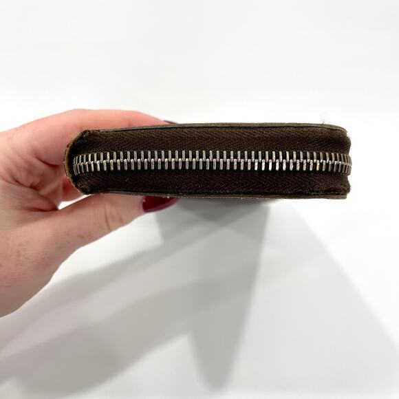 Louis Vuitton Zippy Wallet Damier Ebene Long Zip Around Brown Classic Check - Picture 12 of 16